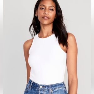 NEW sleeveless high-neck bodysuit